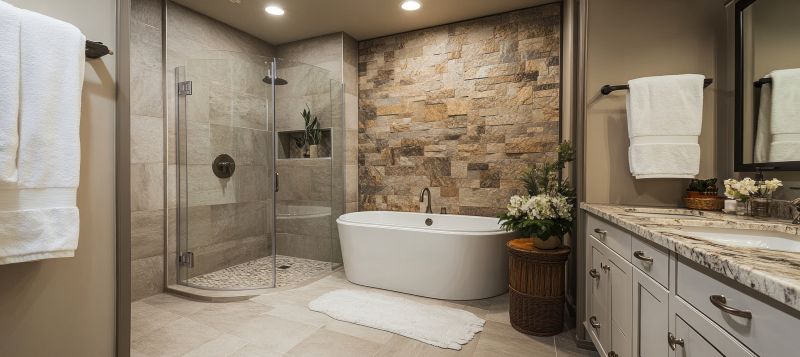 Luxurious Bathtub Area
